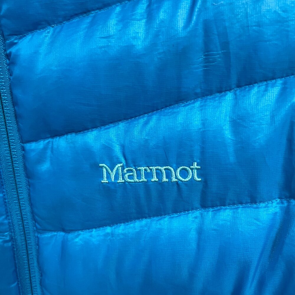Marmot Down Puffer Jacket Lightweight Packable Co… - image 2